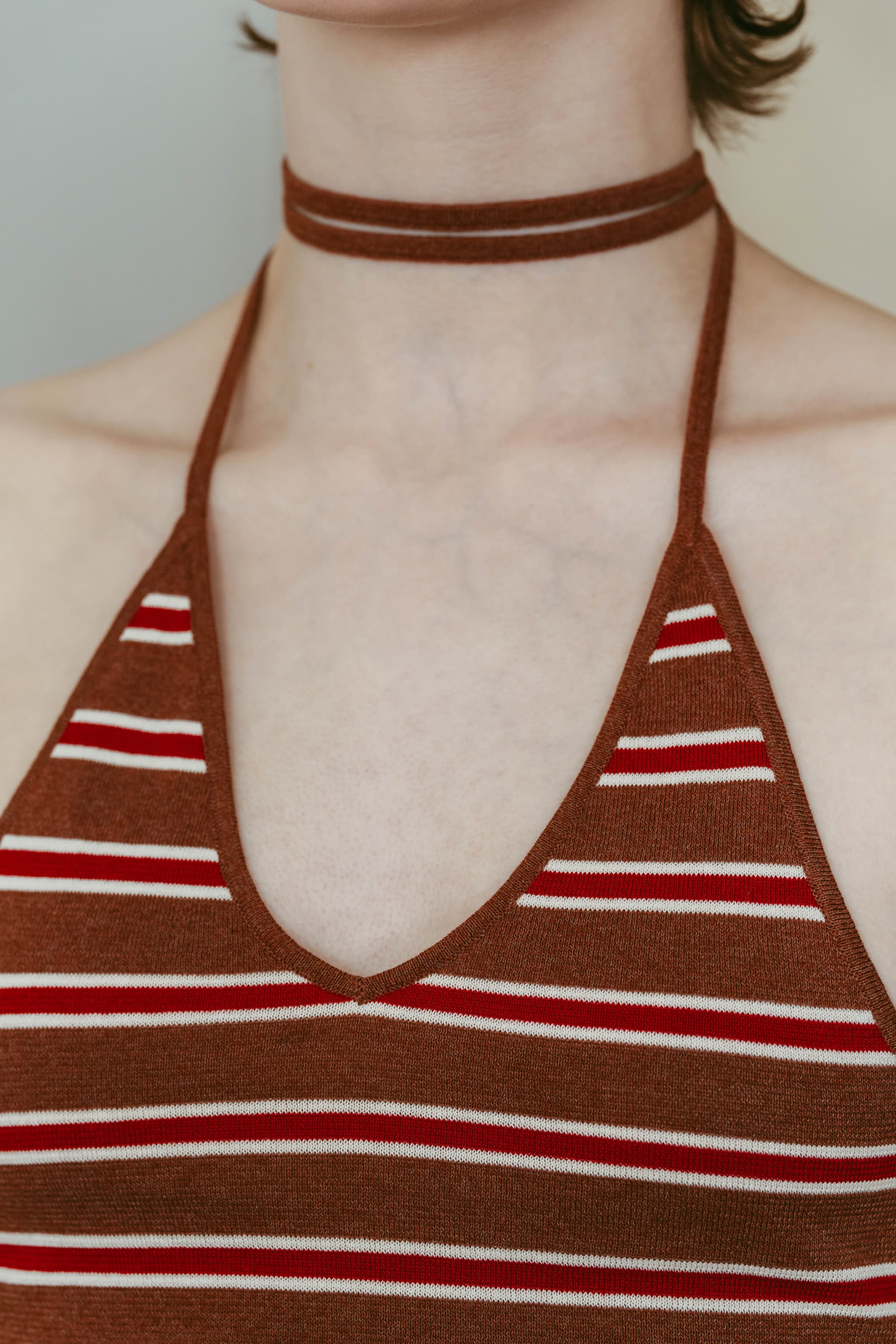 knit halter bustier/3color | KNUTH MARF