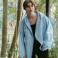 UV protection hoodie(unisex)/blue