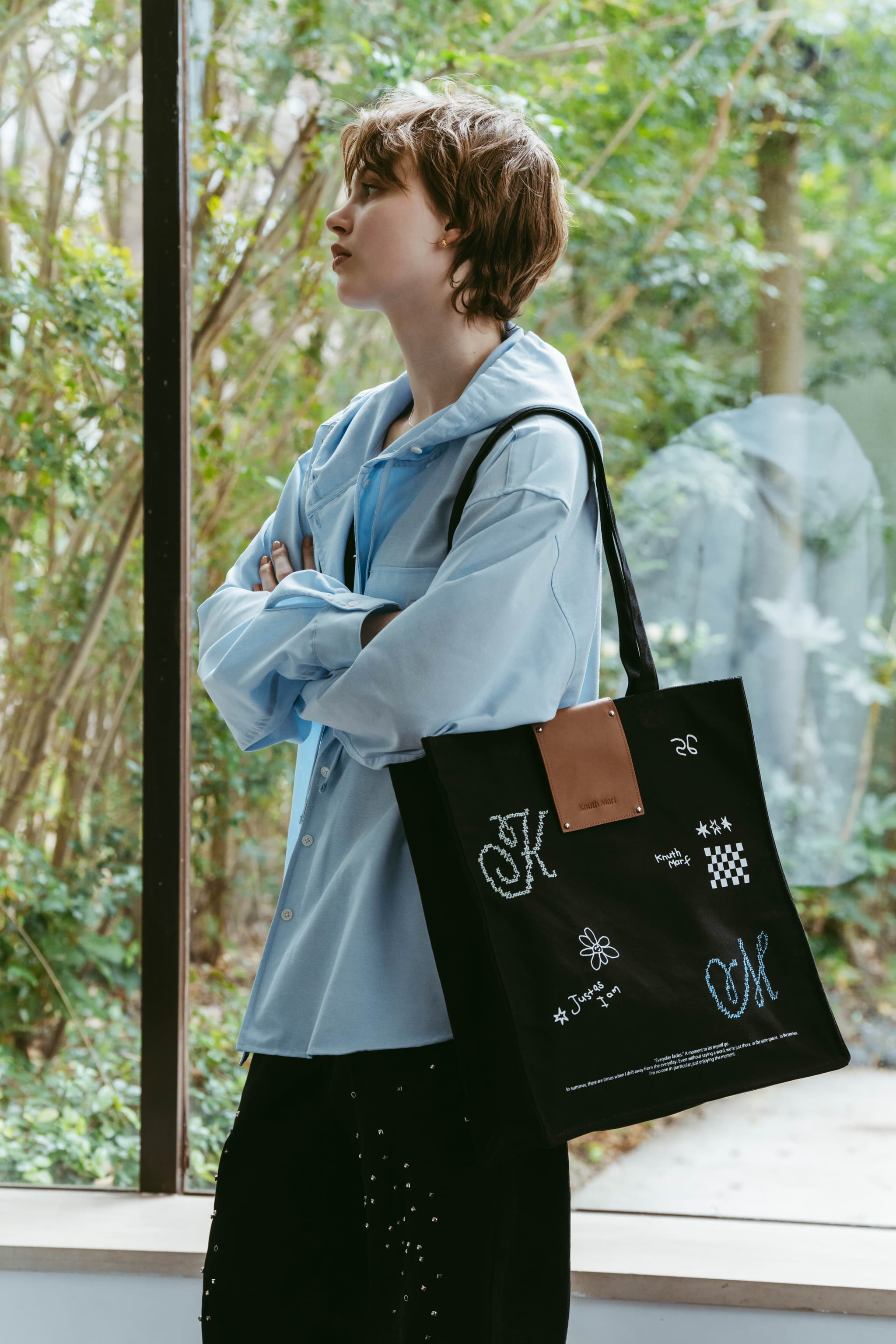 バッグ KnuthMarf graphic canvas tote graphic canvas tote/2color | KNUTH MARF