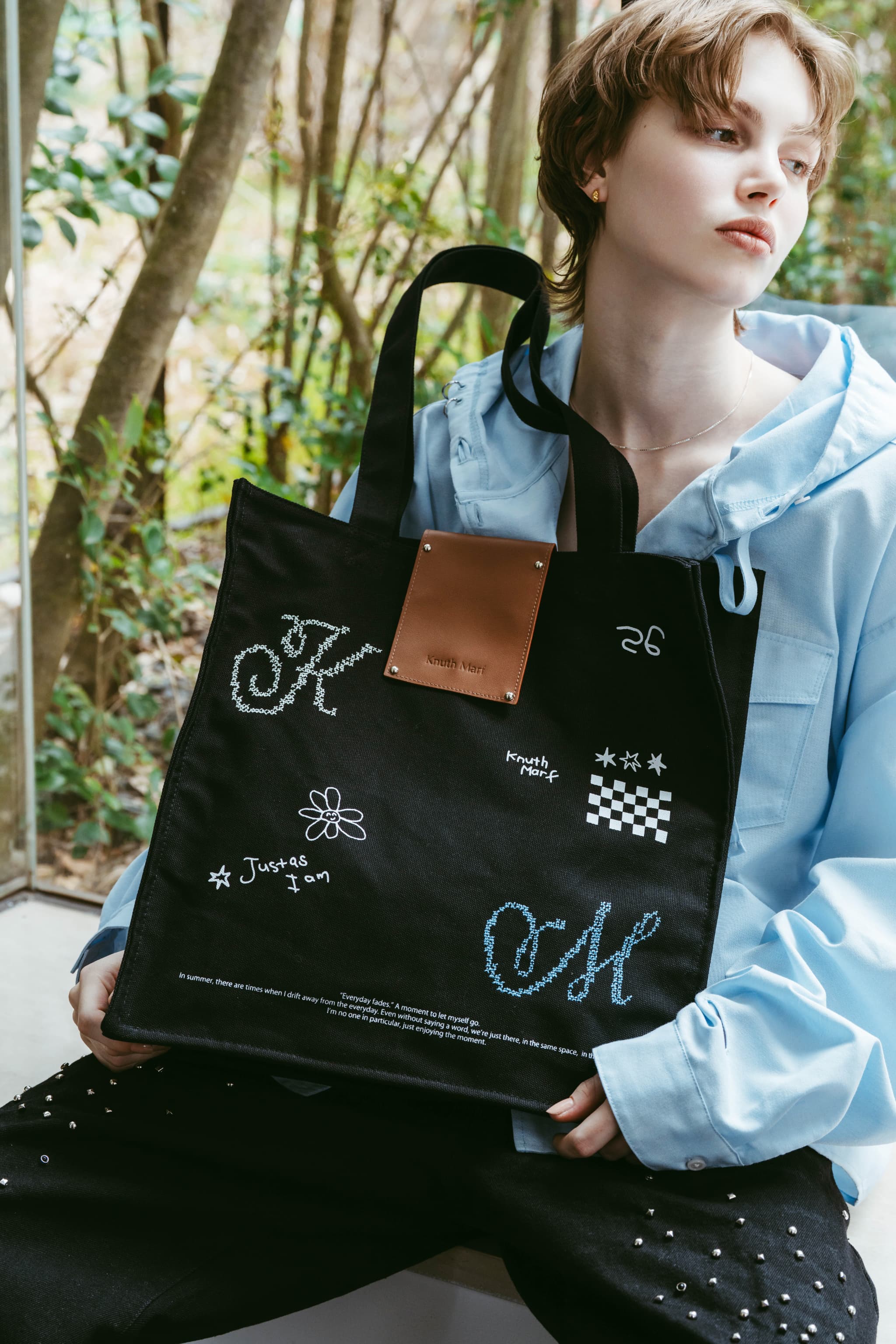 バッグ KnuthMarf graphic canvas tote graphic canvas tote/2color | KNUTH MARF