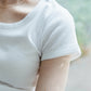 layered crewneck tee/4color