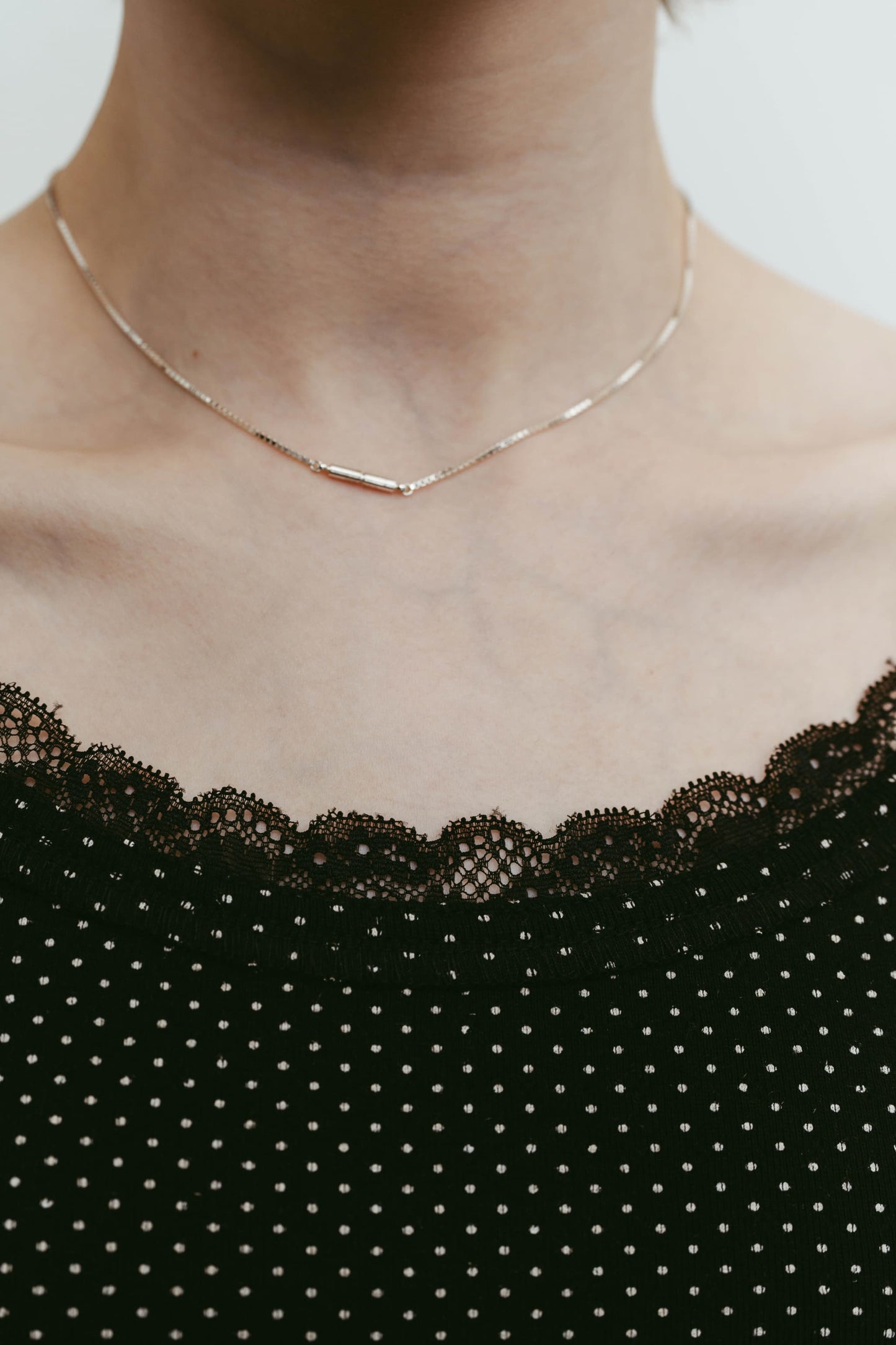 lace detail camisole/3color