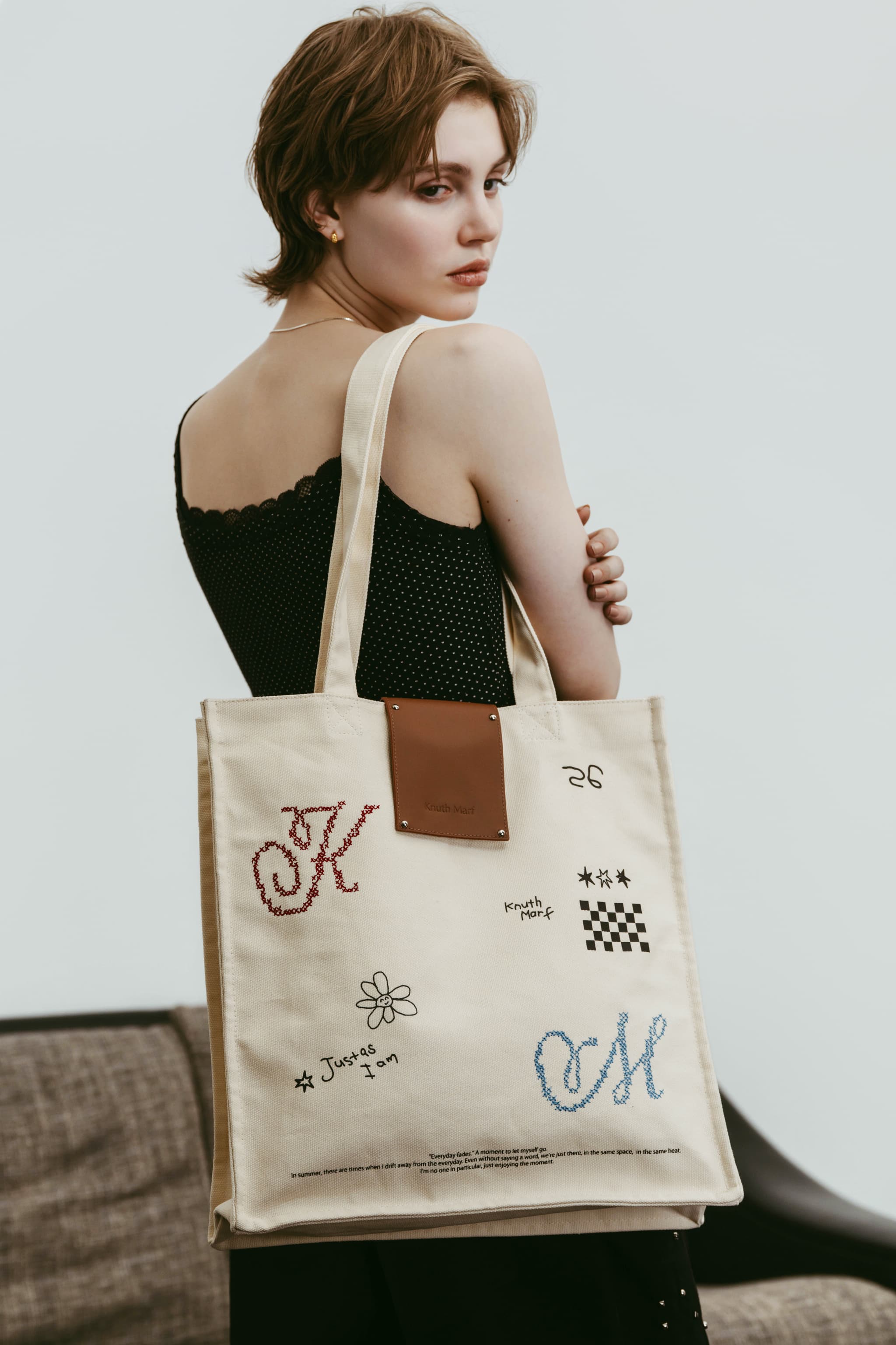 バッグ KnuthMarf graphic canvas tote graphic canvas tote/2color | KNUTH MARF