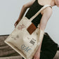 graphic canvas tote/2color