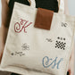 graphic canvas tote/2color