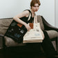 graphic canvas tote/2color