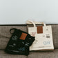 graphic canvas tote/2color