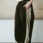 nylon easy pants(unisex)/brown