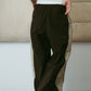 nylon easy pants(unisex)/brown