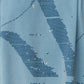 tuck detail oversized tee(unisex)/blue