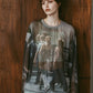 school sheer long-sleeve tee(unisex)/girls