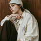 embroidered shirt(unisex)/ivory