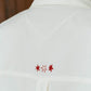 embroidered shirt(unisex)/ivory