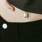 studded compact tee/charcoal