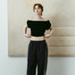 nylon easy pants(unisex)/navy