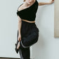 nylon easy pants(unisex)/navy