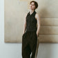 american armhole compact shirt/darkgreen