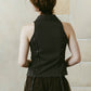 american armhole compact shirt/darkgreen