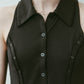 american armhole compact shirt/darkgreen