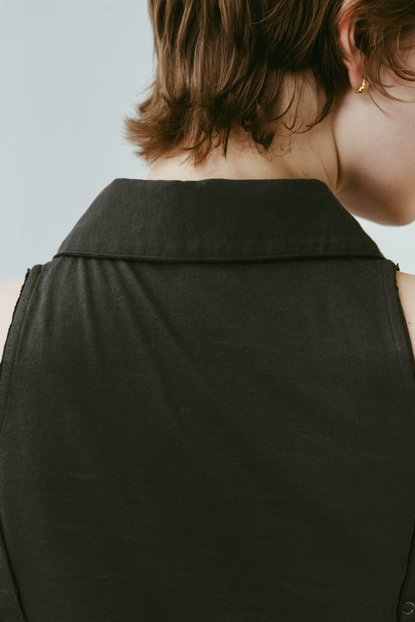 american armhole compact shirt/darkgreen