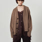 lace cami dress/brown