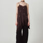 lace cami dress/brown
