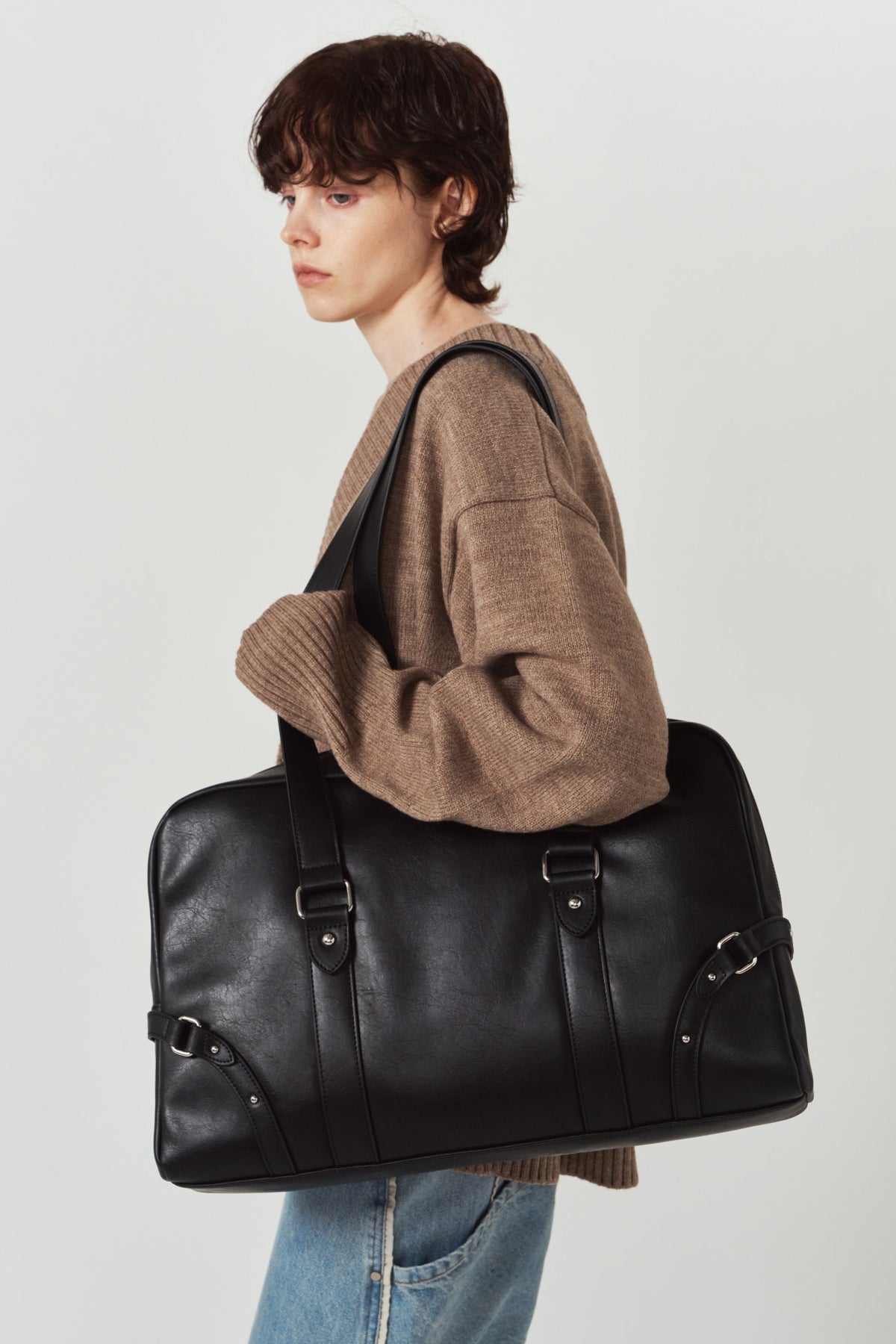 belted school bag/2color