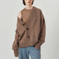 2-piece cardigan/brown
