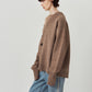 2-piece cardigan/brown