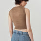 2-piece cardigan/brown