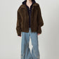 suede blouson(unisex)/brown