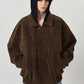 suede blouson(unisex)/brown