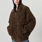 suede blouson(unisex)/brown