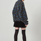 flower boa fleece(unisex)/gray