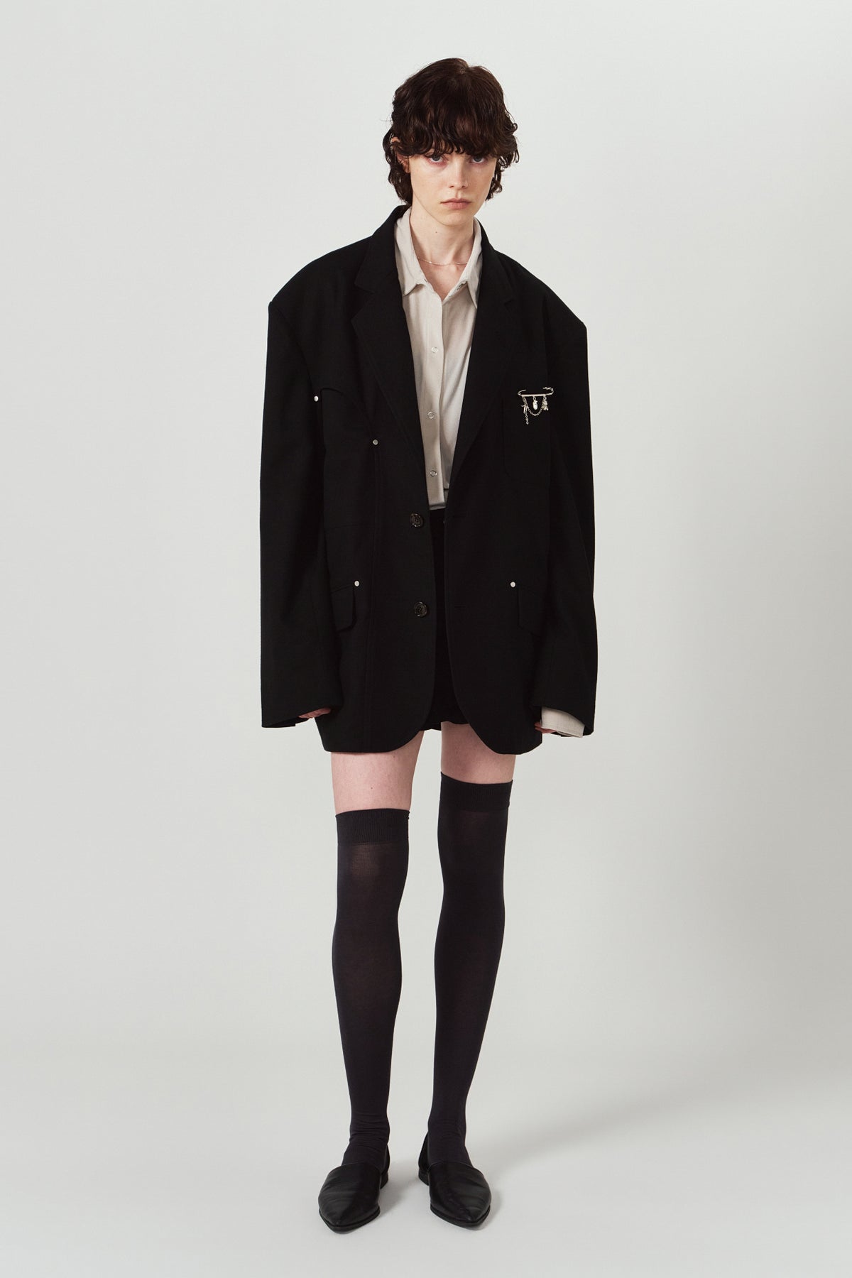 curve utility jacket(unisex)/black