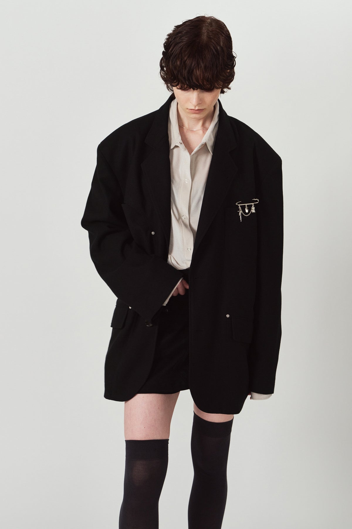 curve utility jacket(unisex)/black