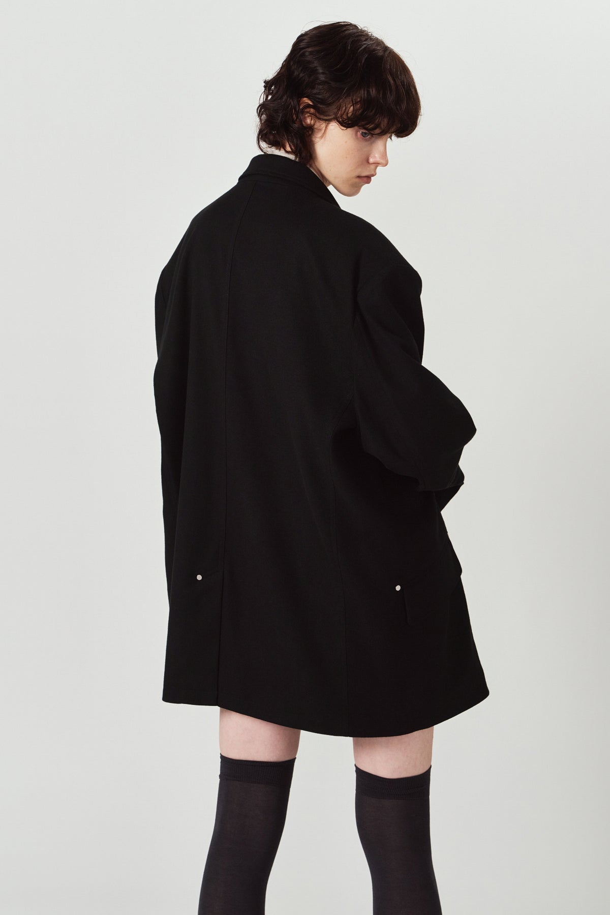 curve utility jacket(unisex)/black