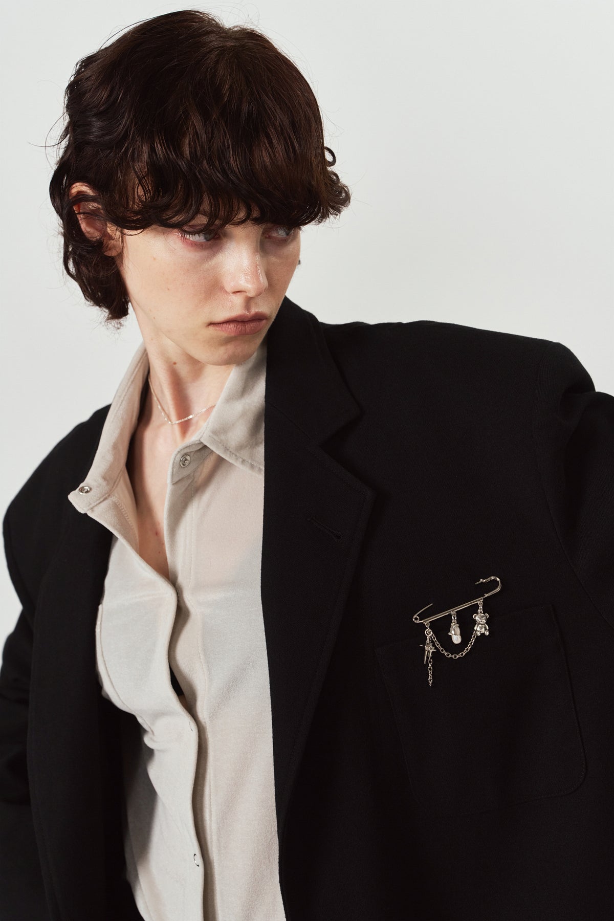 curve utility jacket(unisex)/black