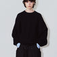 2way cuffs normcore knit(unisex)/black