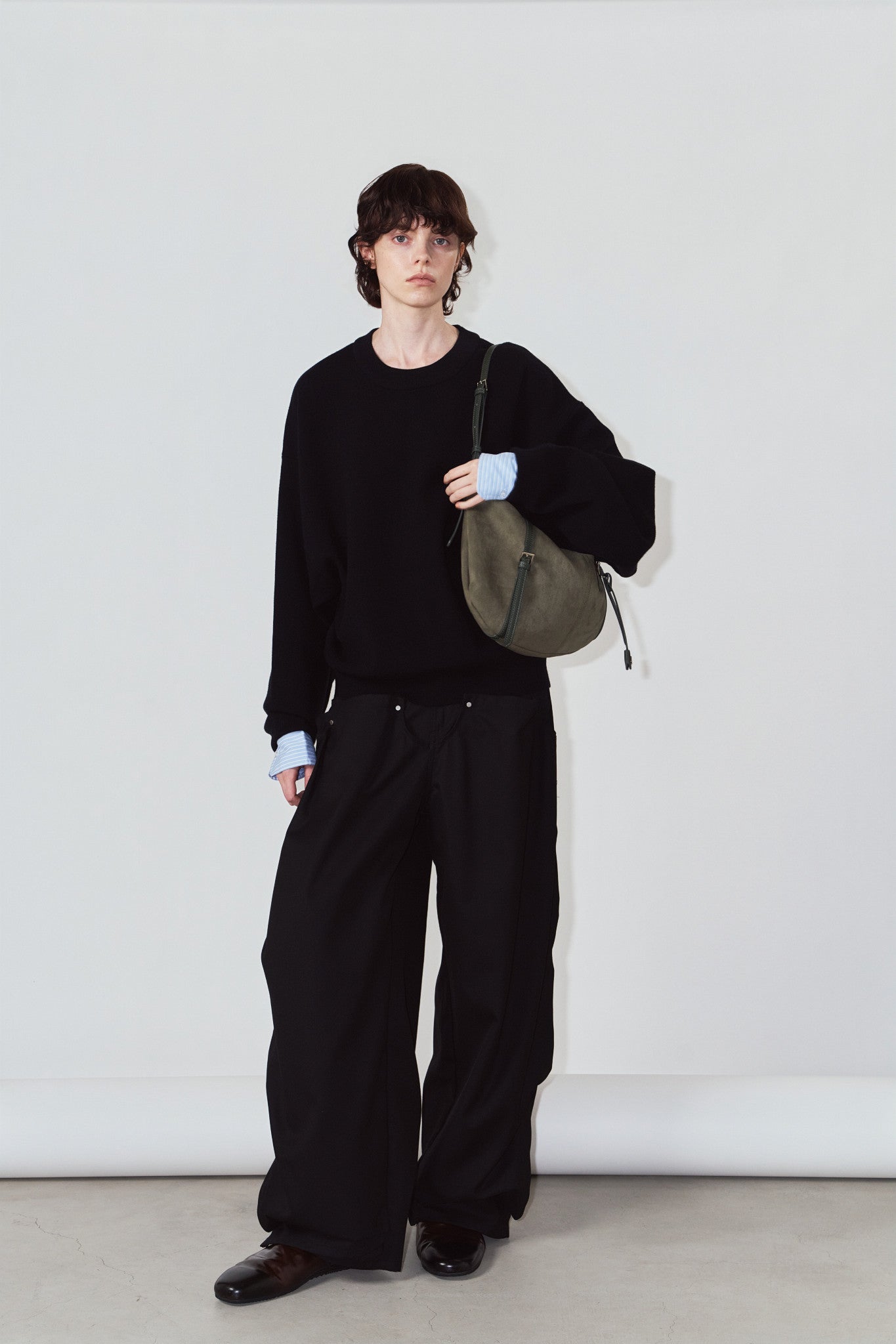 suede moon bag/2color