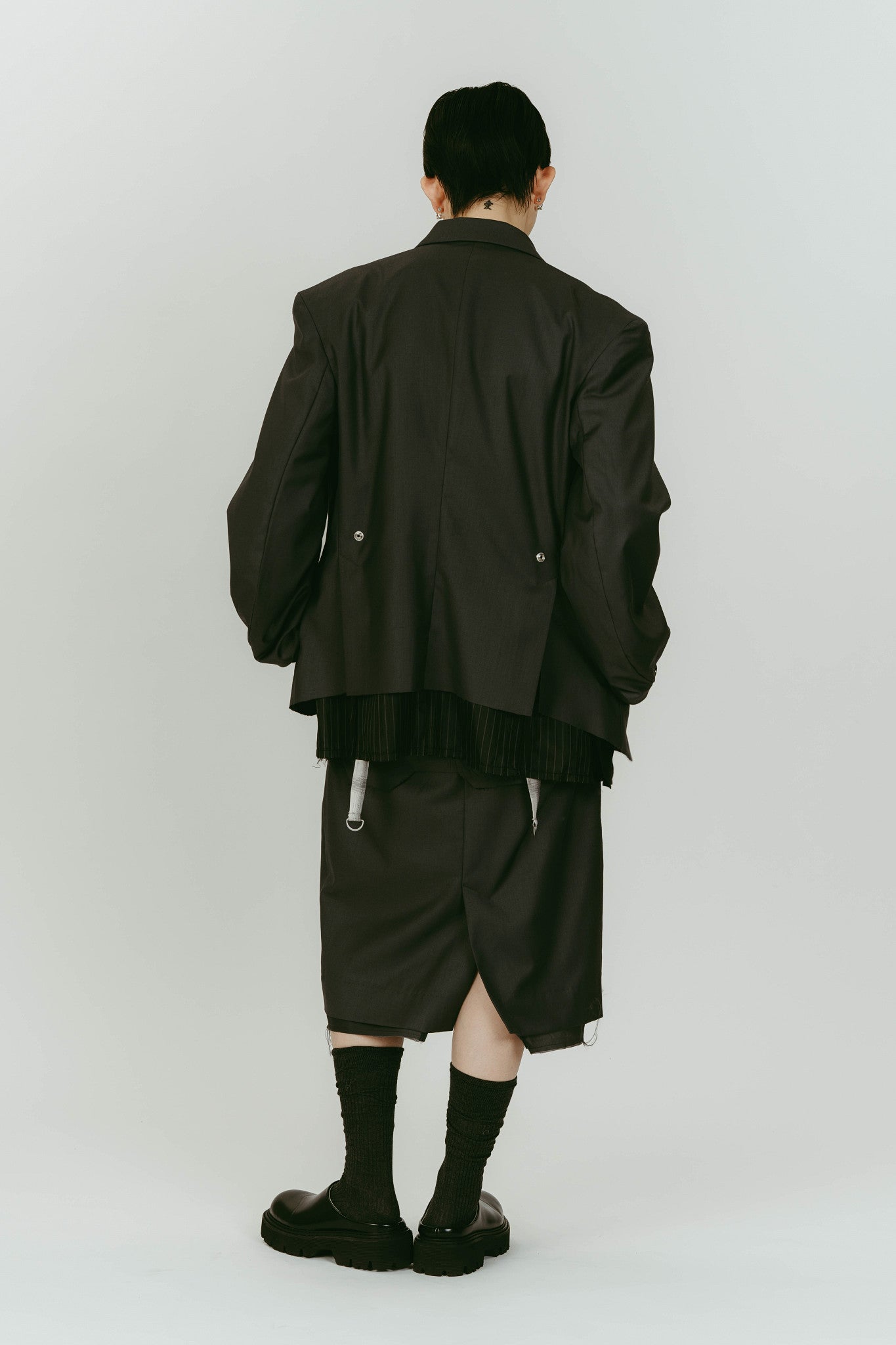 vintage tailored jacket/gray