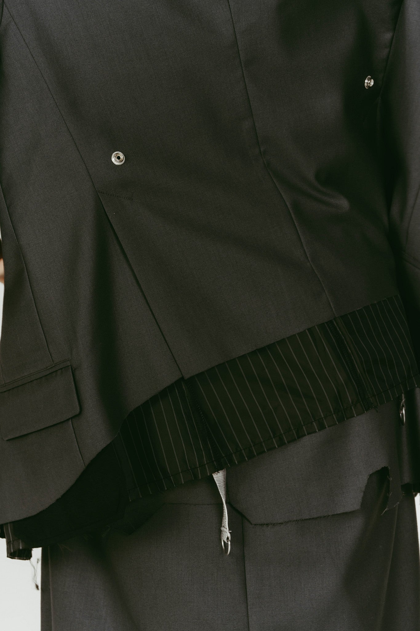 vintage tailored jacket/gray