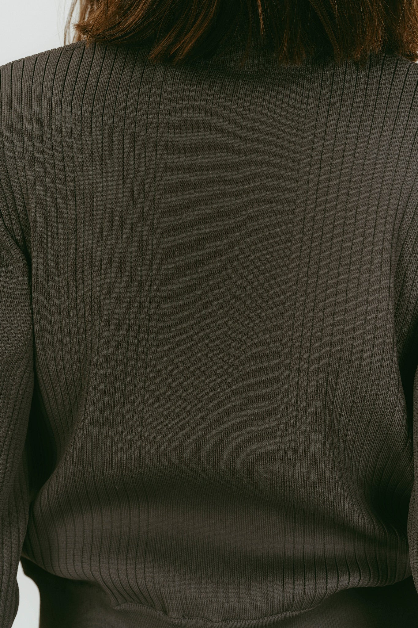 pocket zip up knit/gray