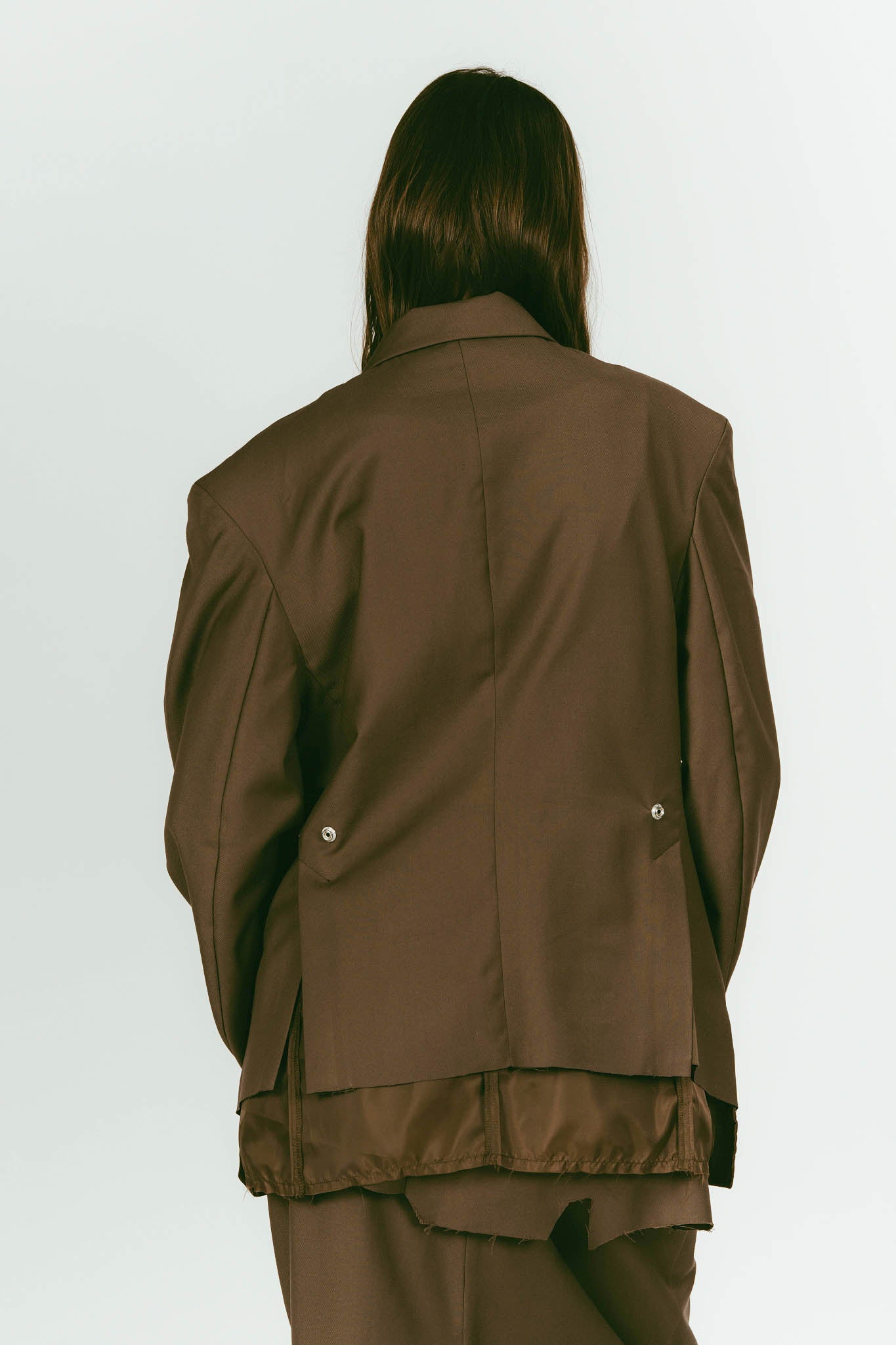 vintage tailored jacket/brown