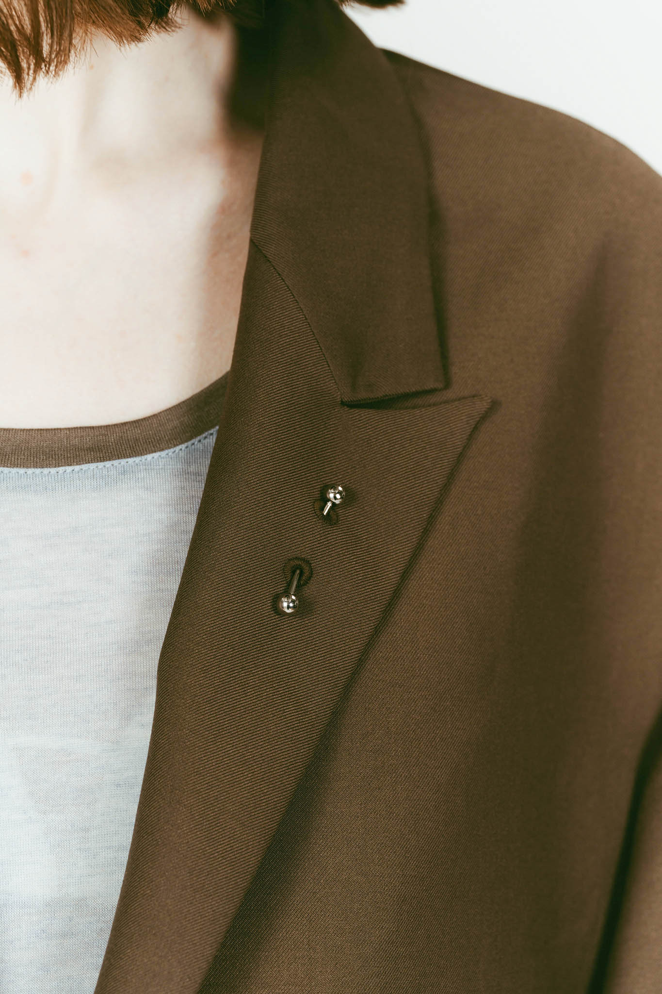 vintage tailored jacket/brown