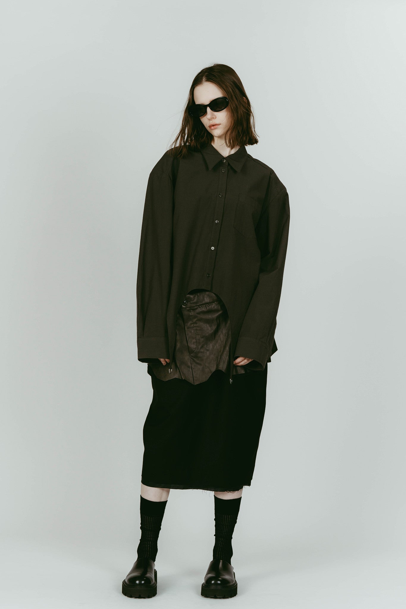 design overshirt/green