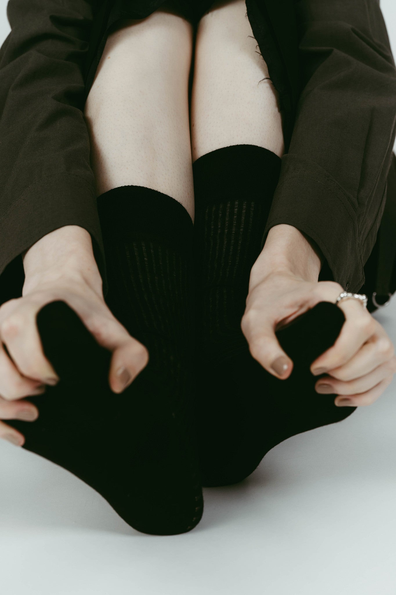 embroidered long socks/3color