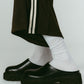 embroidered long socks/3color
