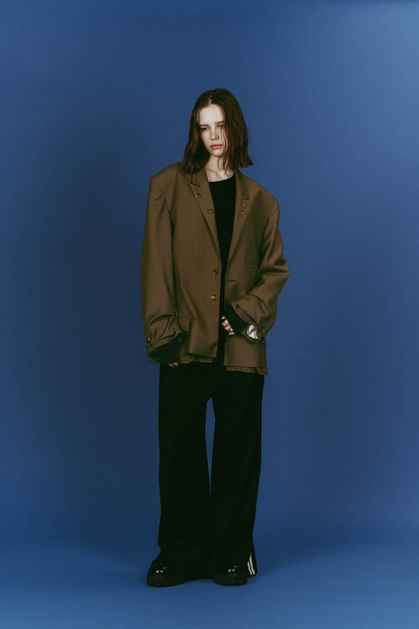 vintage tailored jacket/brown