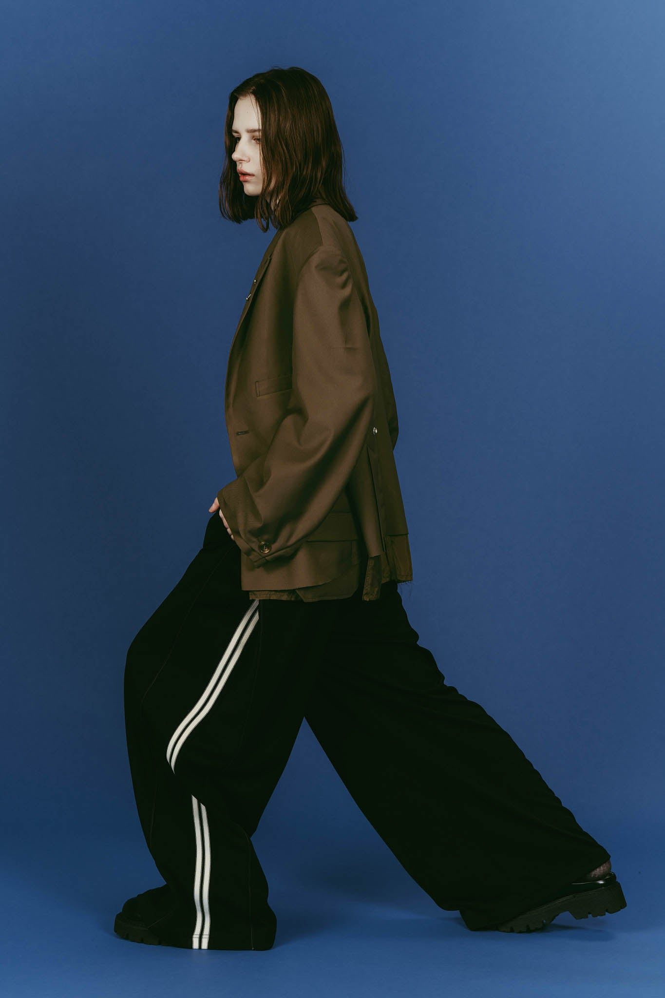 vintage tailored jacket/brown